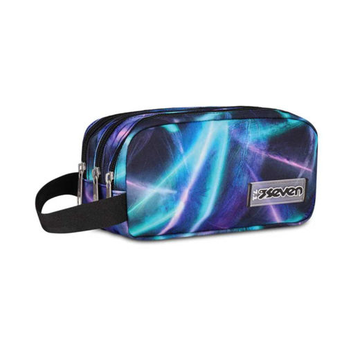 Picture of SEVEN FREETHINK 3 ZIPPER ABYSS PENCIL CASE